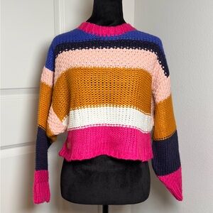Simply Southern Multicolor Striped Sweater / BNWT